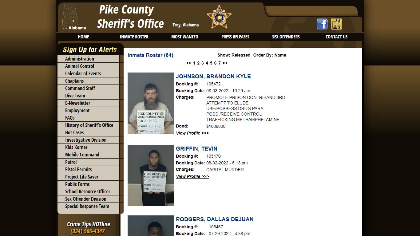 Inmate Roster - Pike County Sheriff's Office