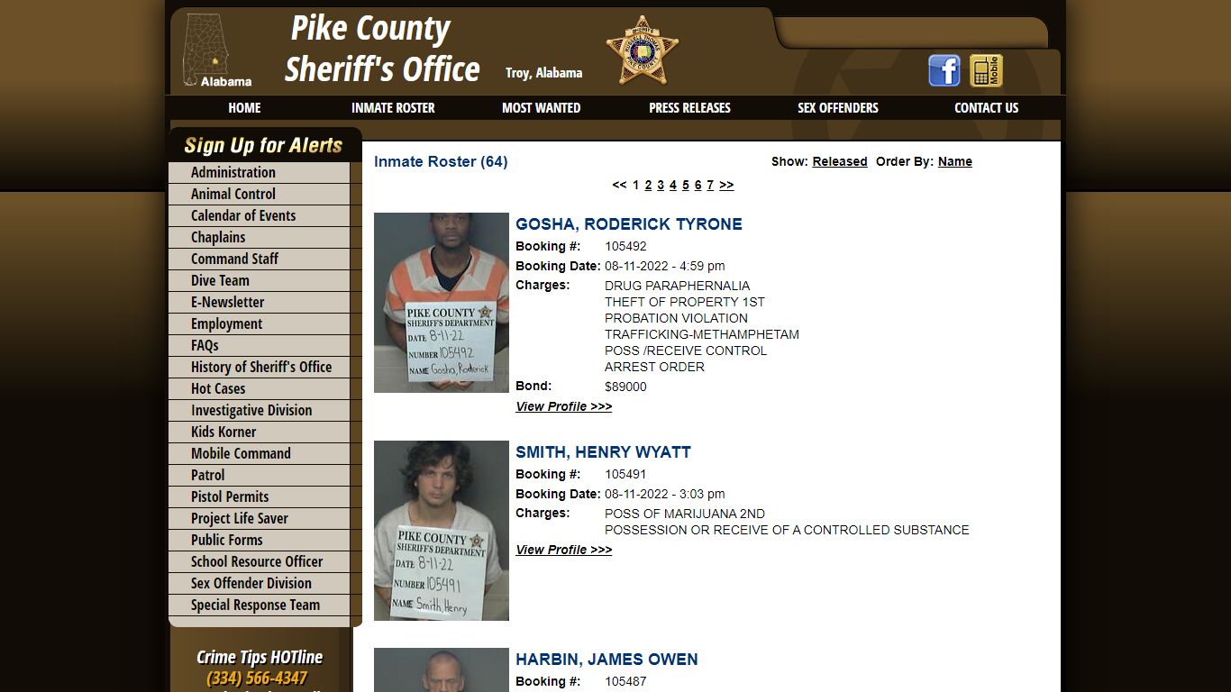 Inmate Roster - Pike County Sheriff's Office